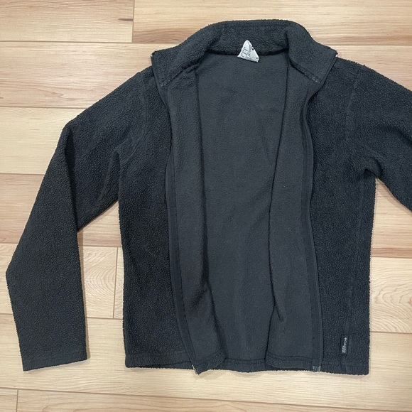 columbia black fleece zip up - Picture 2 of 4